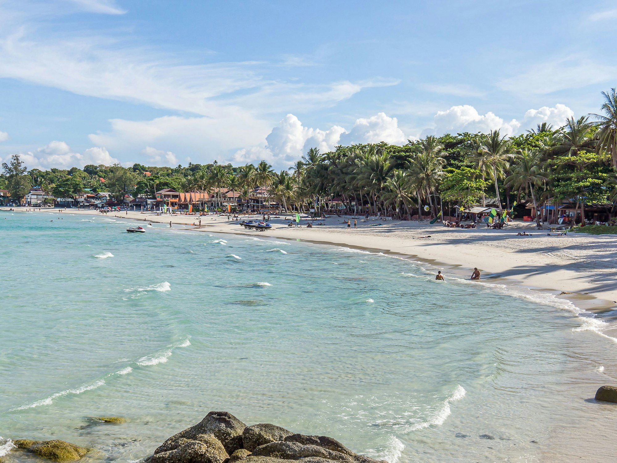 Der Strand auf der Thailand-Insel Koh Phangan.