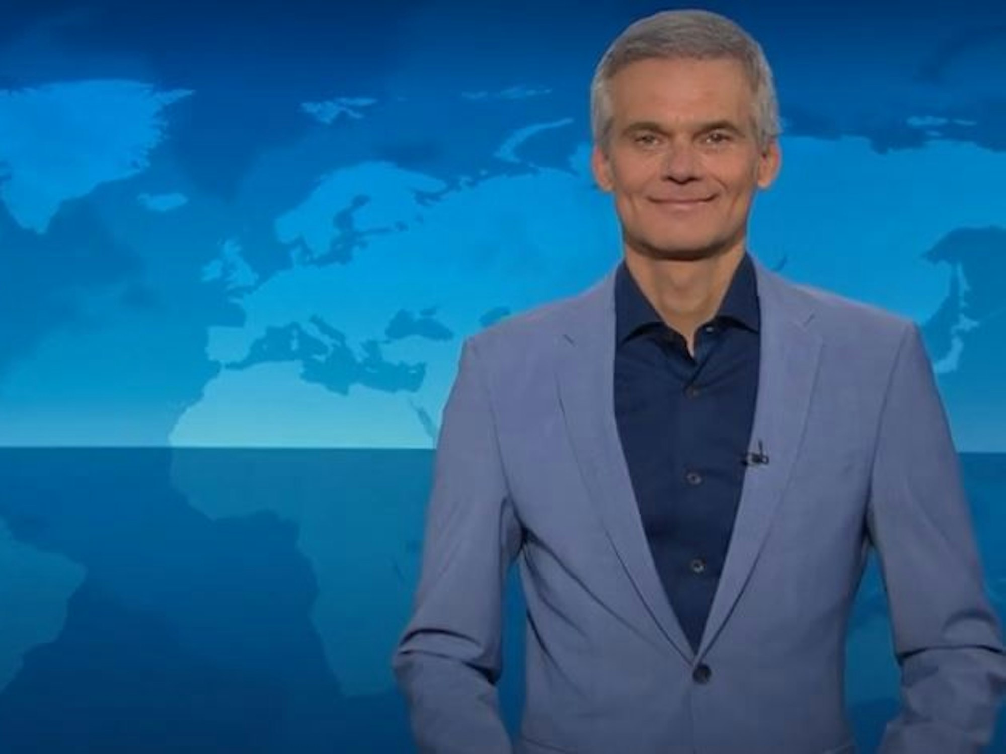 Thorsten Schröder bei der Tagesschau-Moderation.