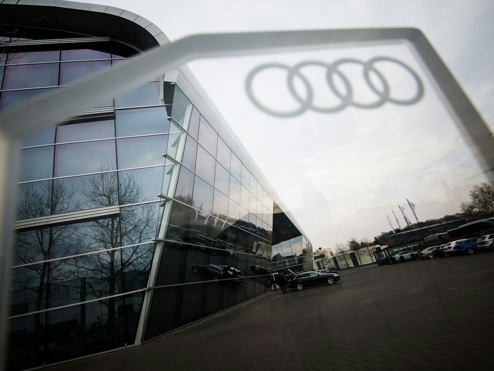 Das Audi Forum in Neckarsulm.