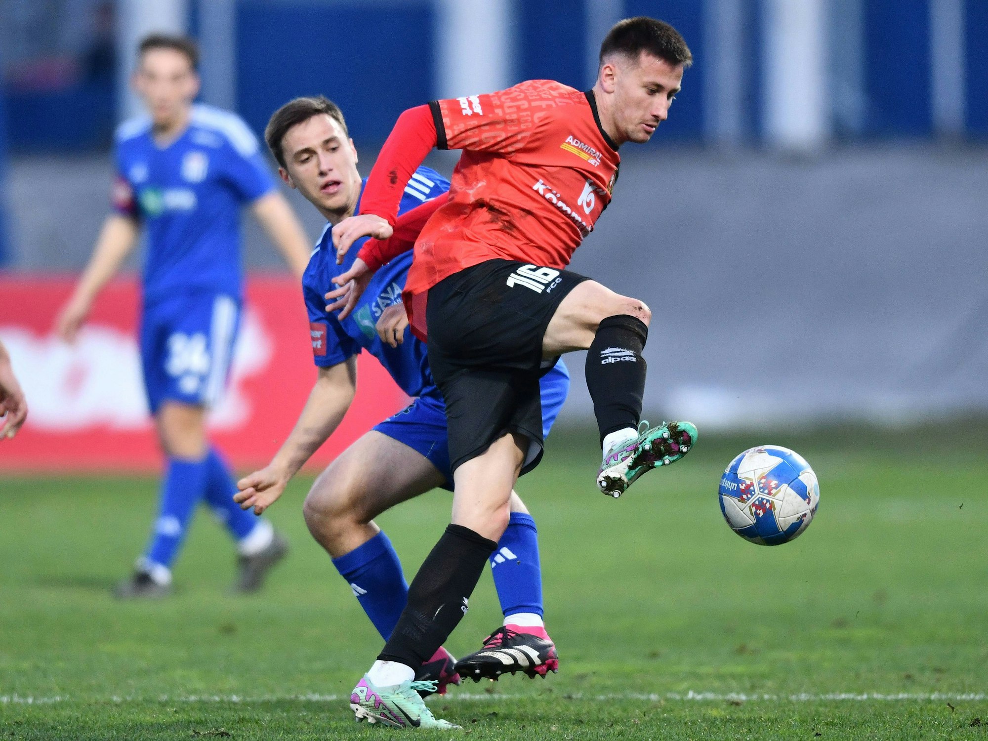 Andrej Lazarov bei einem Spiel in Kroatien für HNK Gorica.