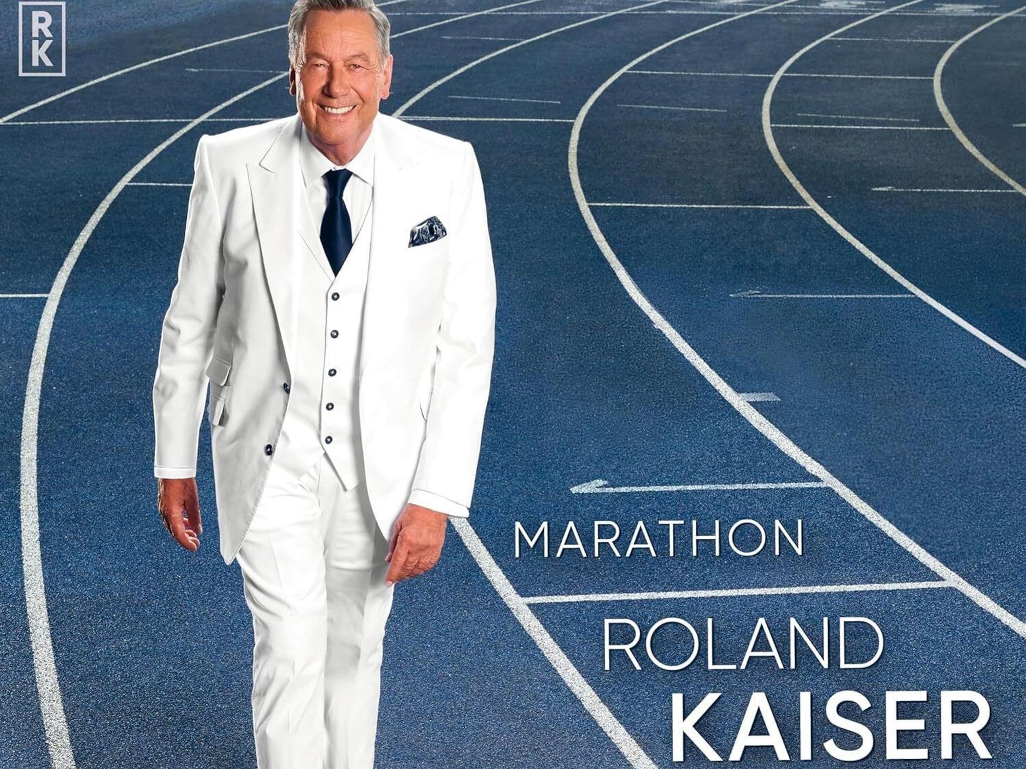 Album-Cover von Roland Kaiser „Marathon“.