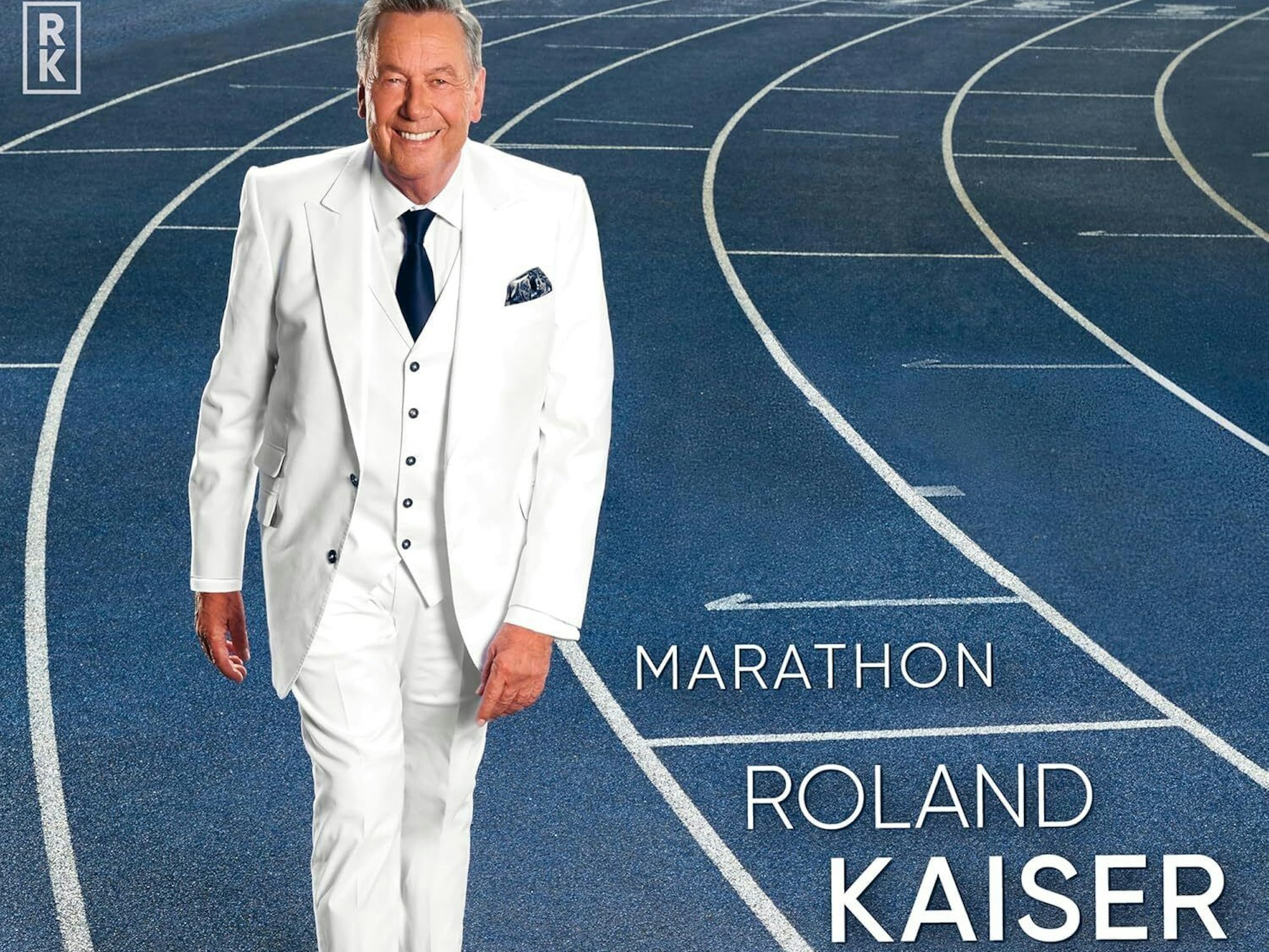 Album-Cover von Roland Kaiser „Marathon“.