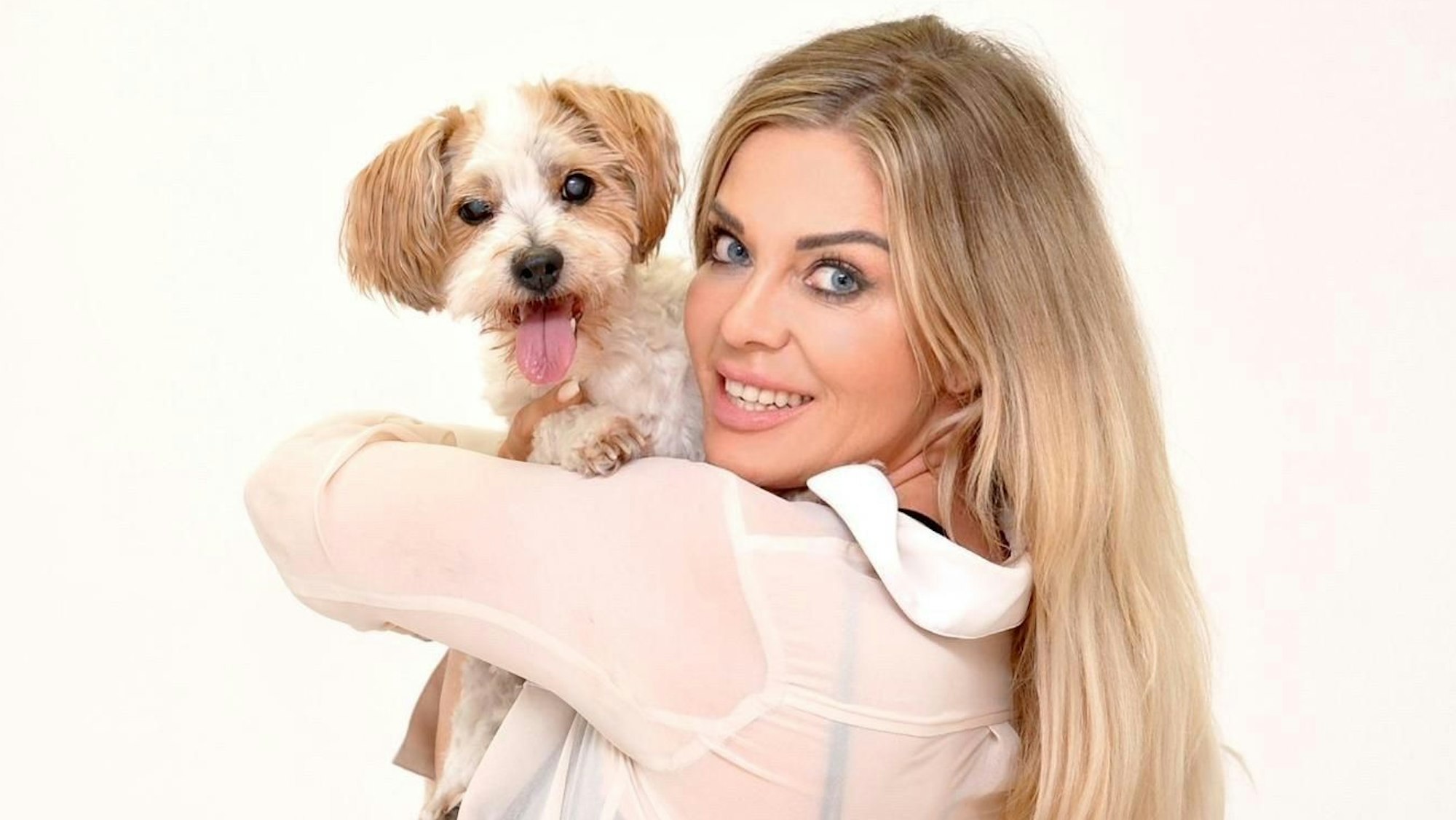 Marie Armknecht und ihre Hündin Feli