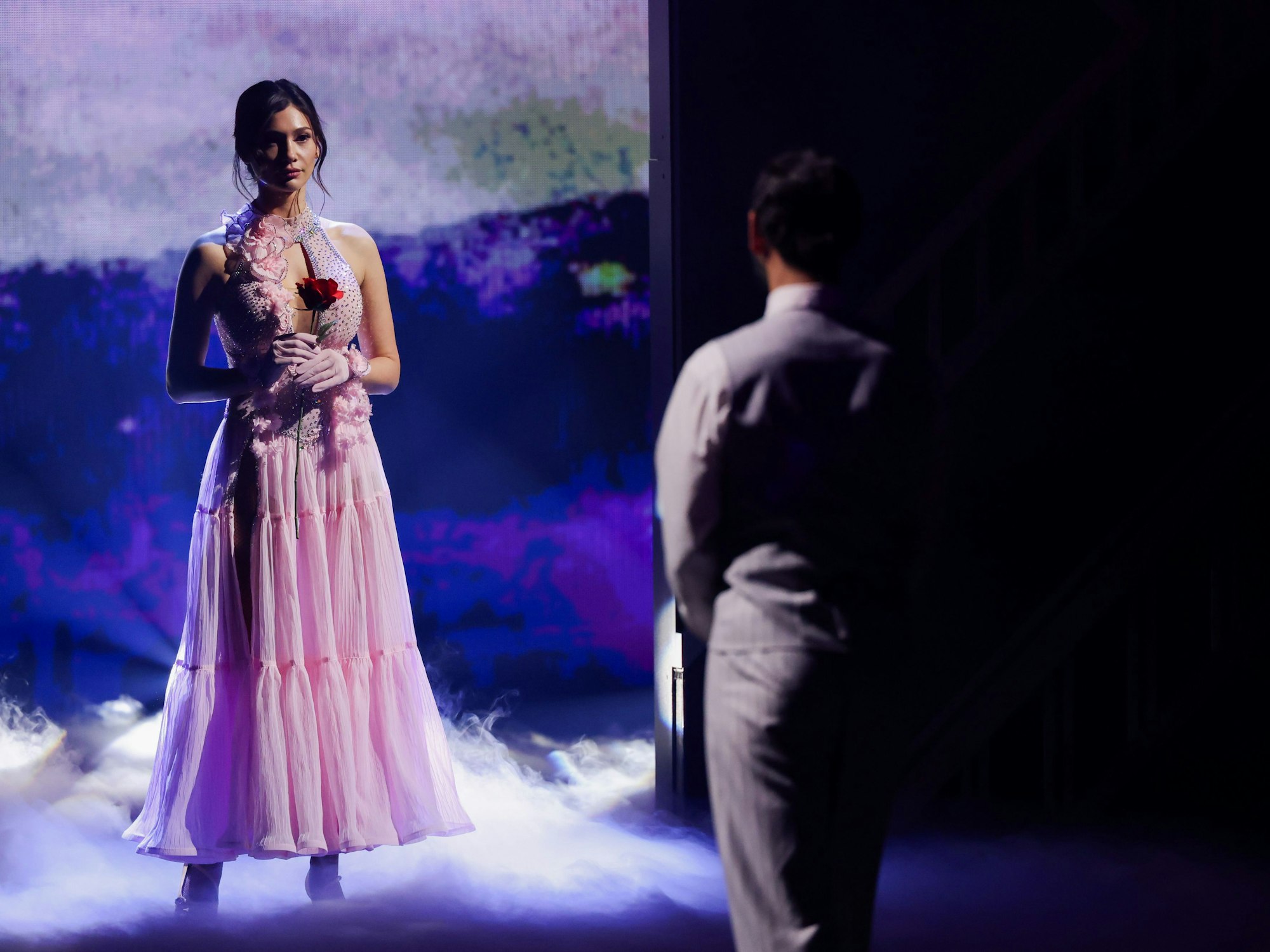 Influencerin Paola Maria und Profitänzer Massimo Sinato, Profitänzer bei der Show am 28. Februar: Paola Maria hat sich mit Alexander Thoss verlobt.