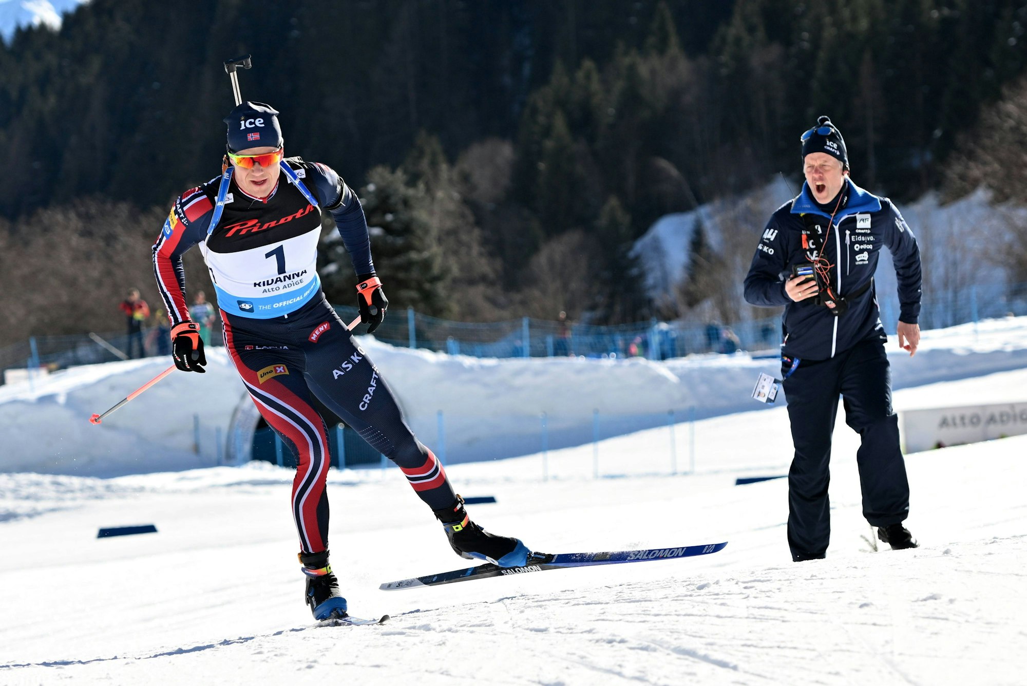 Vetle Sjaastad Christiansen auf der Strecke.