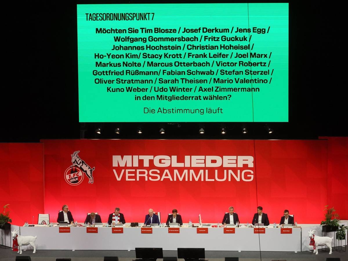 1. FC Köln, Mitgliederversammlung, 24.09.2024 in der Lanxess-Arena.