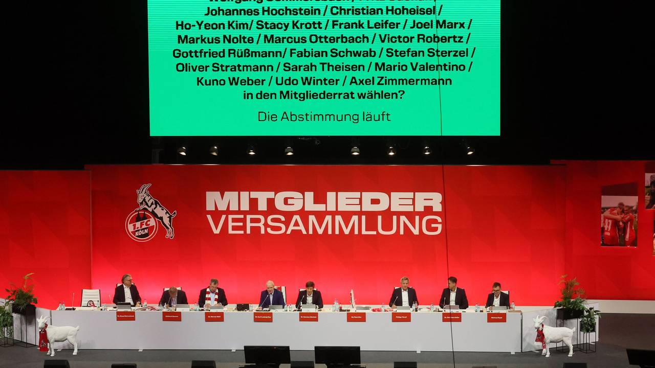 1. FC Köln, Mitgliederversammlung, 24.09.2024 in der Lanxess-Arena.