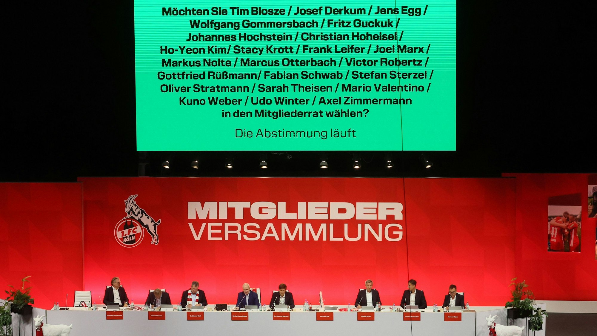 1. FC Köln, Mitgliederversammlung, 24.09.2024 in der Lanxess-Arena.