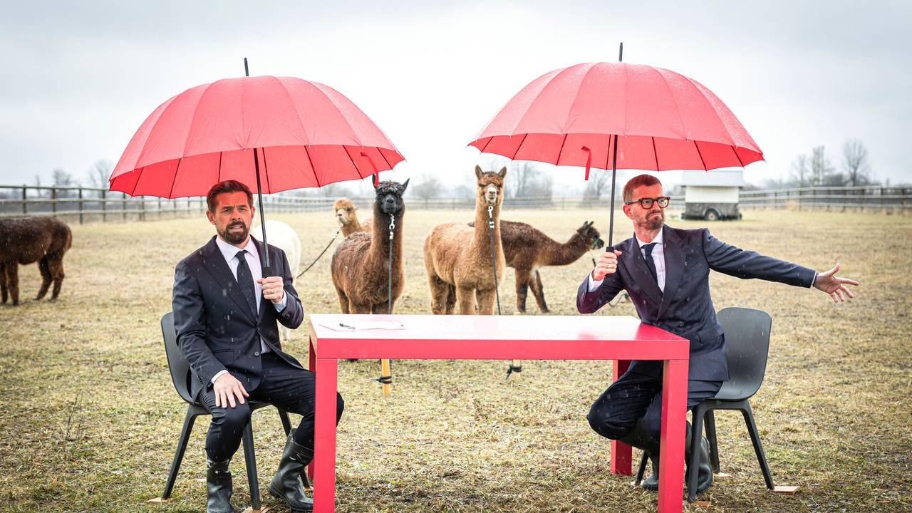 Joko Winterscheidt und Klaas Heufer-Umlauf moderieren ihre neue Show "Ein sehr gutes Quiz (mit hoher Gewinnsumme)".