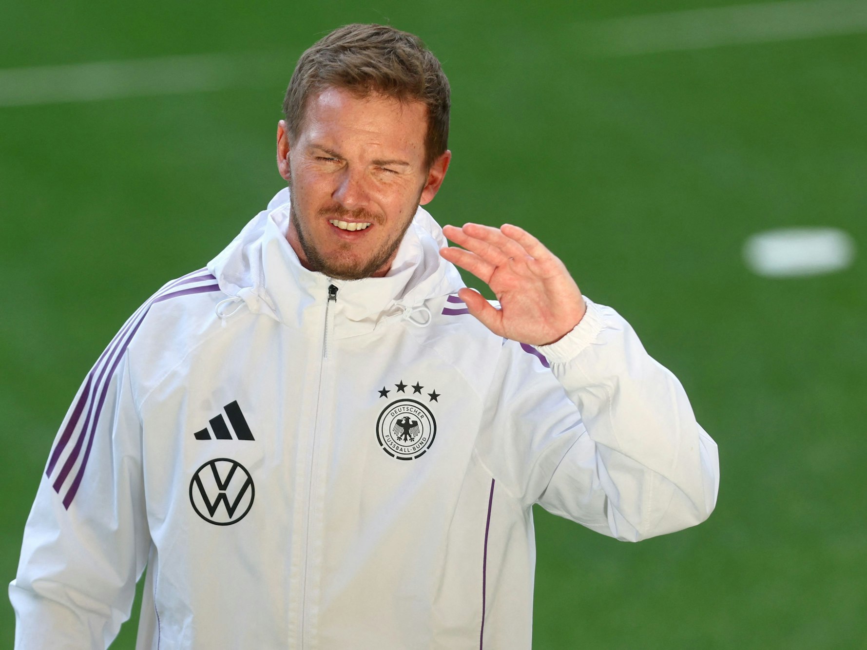Julian Nagelsmann beim Training der Nationalmannschaft.