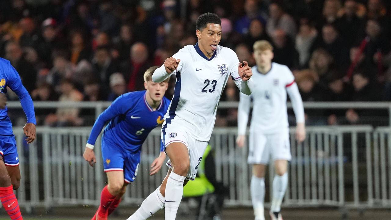 Jobe Bellingham im Trikot der englischen U21-Nationalmannschaft