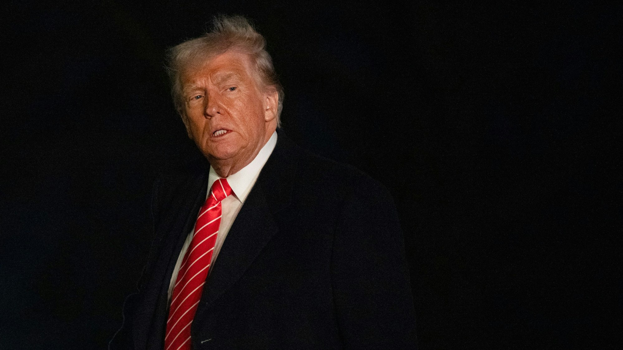 US-Präsident Donald Trump (hier am 23. März in Washington DC) ist wütend über ein Porträt von sich selbst.