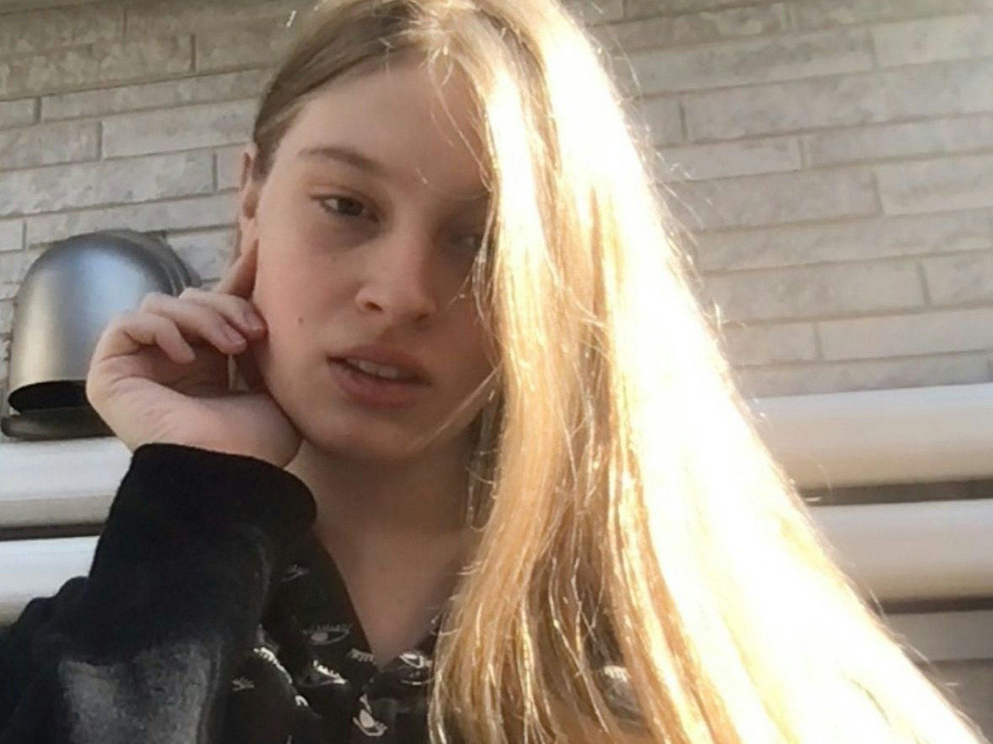 Vivian Jenna Wilson, die Tochter von Tech-Milliardär Elon Musk auf einem Selfie, das sie auf Instagram hochgeladen hat.