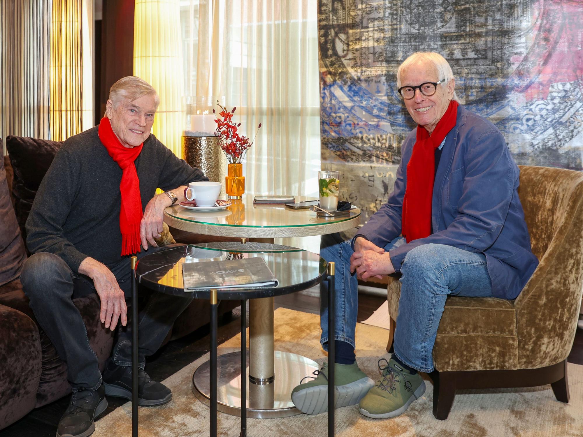 Jochen Busse und
Horst Stellmacher im Savoy Hotel in Köln