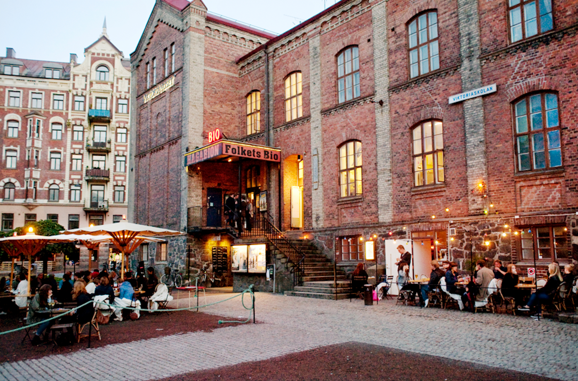 Göteborgs Szeneviertel Haga in Schweden