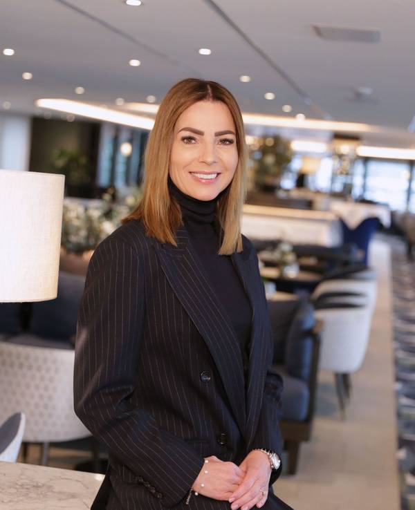 Viva Cruises Chefin und Mit-Gründerin Andrea Kruse auf der Viva One in Düsseldorf.