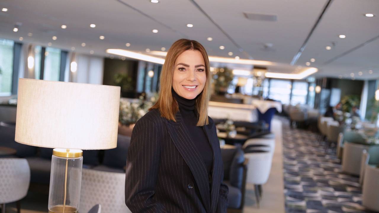 Viva Cruises Chefin und Mit-Gründerin Andrea Kruse auf der Viva One in Düsseldorf.