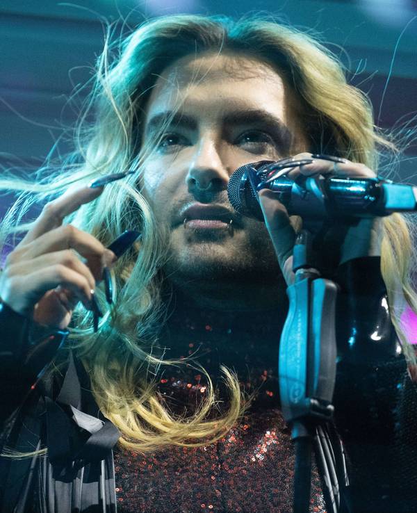 Bill Kaulitz auf der Bühne