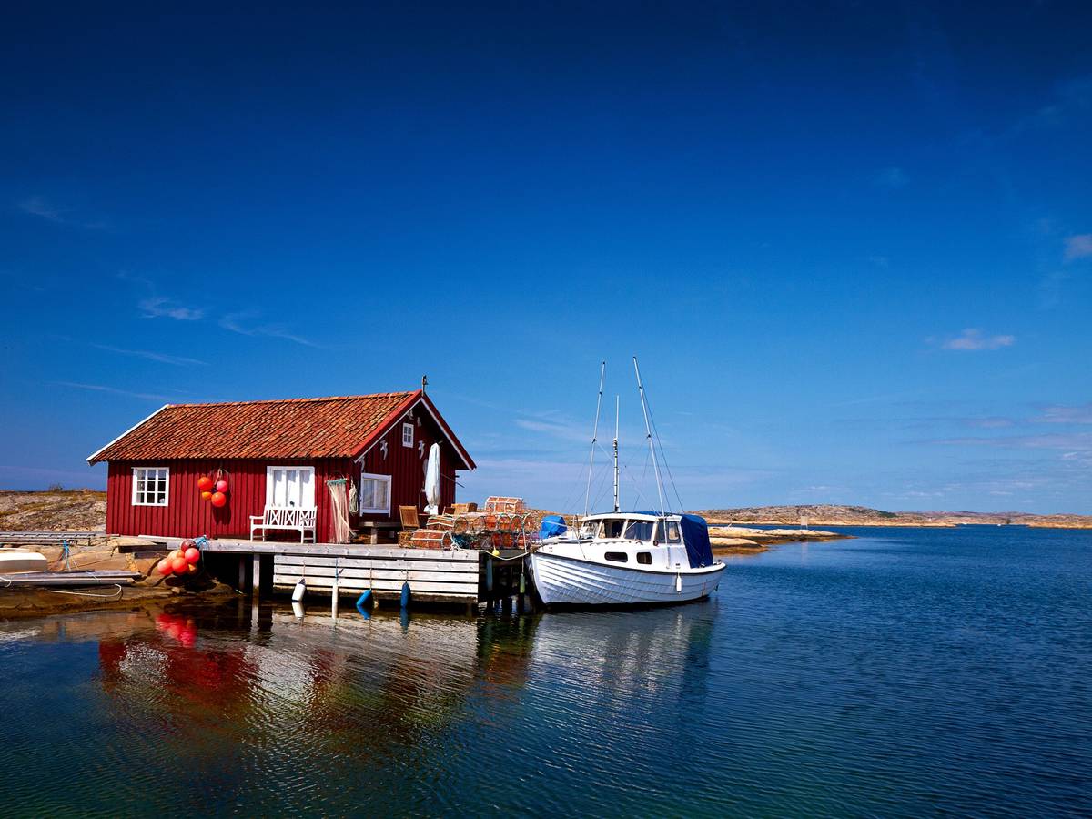 Fischerhütte in Bohuslän