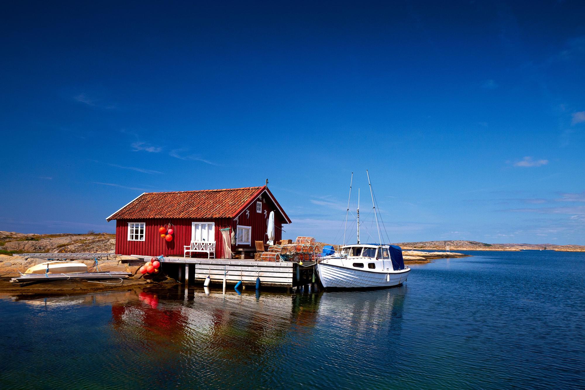 Fischerhütte in Bohuslän
