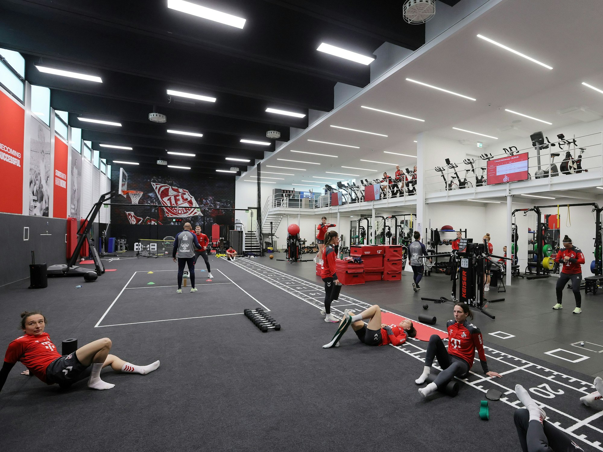 Fitness- und Reha-Bereich beim 1. FC Köln.