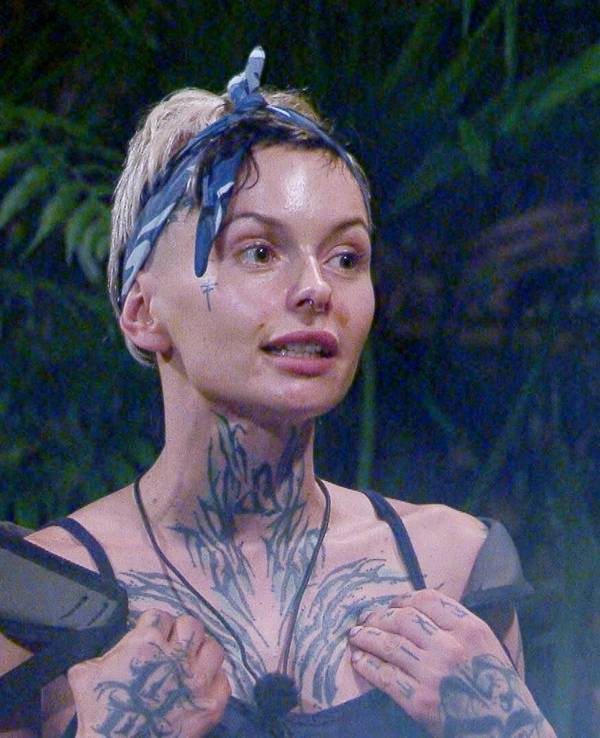 Edith Stehfest bei einem Wortgefecht in der RTL-Realityshow «Ich bin ein Star - Holt mich hier raus!».