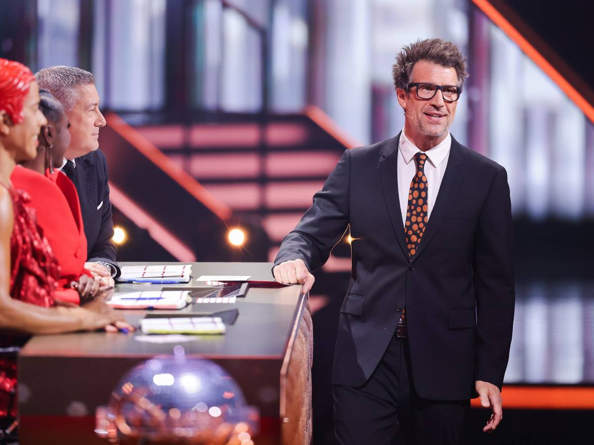 Moderator Daniel Hartwich steht in der RTL-Tanzshow „Let’s Dance“ im Coloneum.