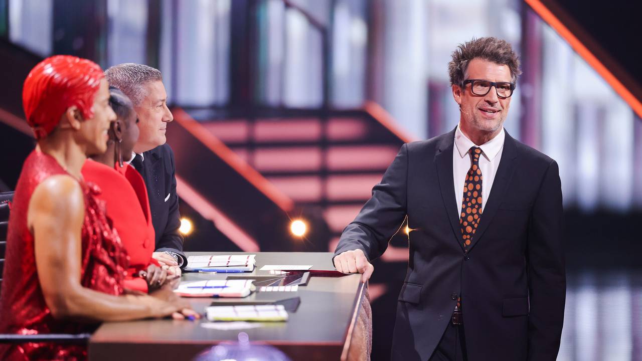 Moderator Daniel Hartwich steht in der RTL-Tanzshow „Let’s Dance“ im Coloneum.