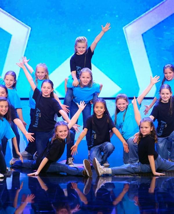 Die Lucky Kids beim Auftritt bei „Das Supertalent“.
