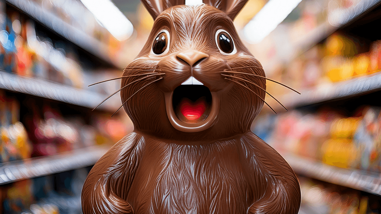 Preis-Schock an Ostern: Einige Osterhasen sind deutlich teurer als die anderen (das Bild wurde maschinell hergestellt).