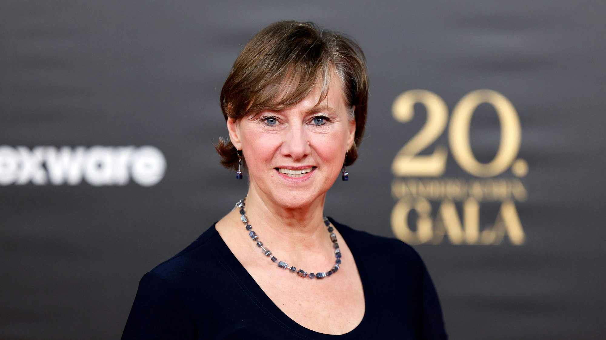 Die frühere Eiskunstläuferin Marina Kielmann auf dem Roten Teppich.