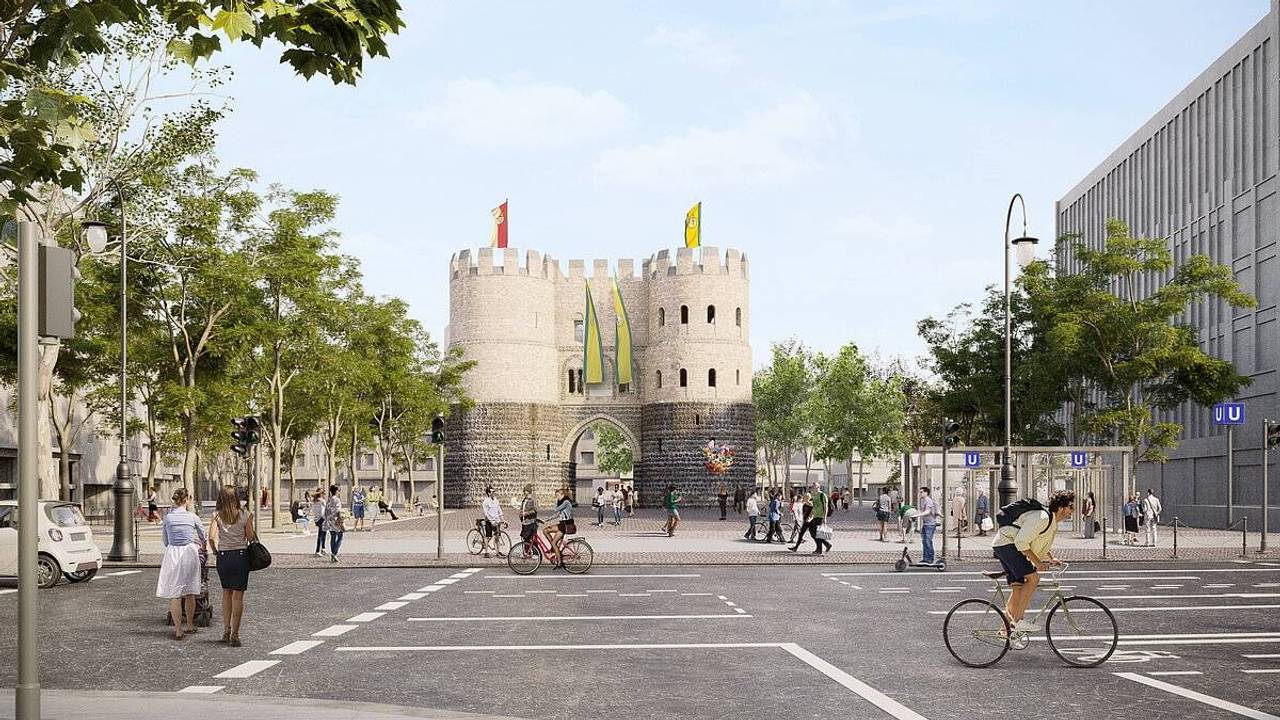 Hier eine Visualisierung der Haltestelle Rudolfplatz.