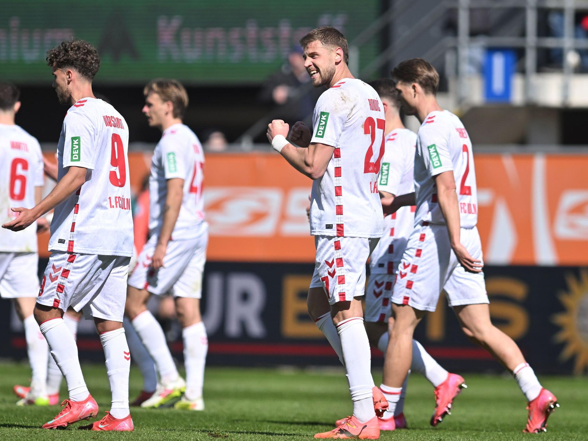 Imad Rondic nach seinem ersten Tor für den 1. FC Köln.
