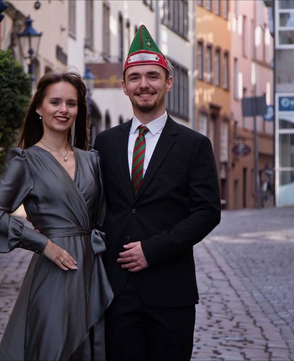 Das Tanzpaar der Altstädter, Kathie Kierig und Robin Gilde.