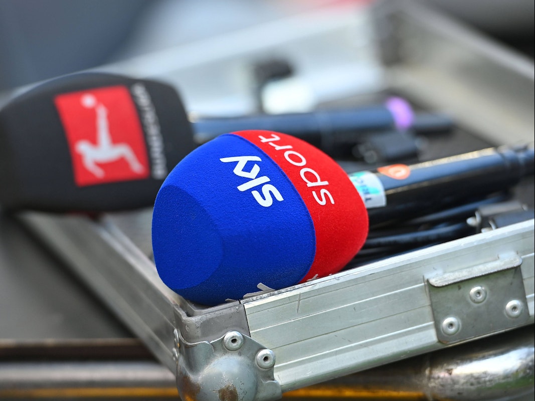 Auf dem Foto ist ein Sky-Mikrofon zu sehen.