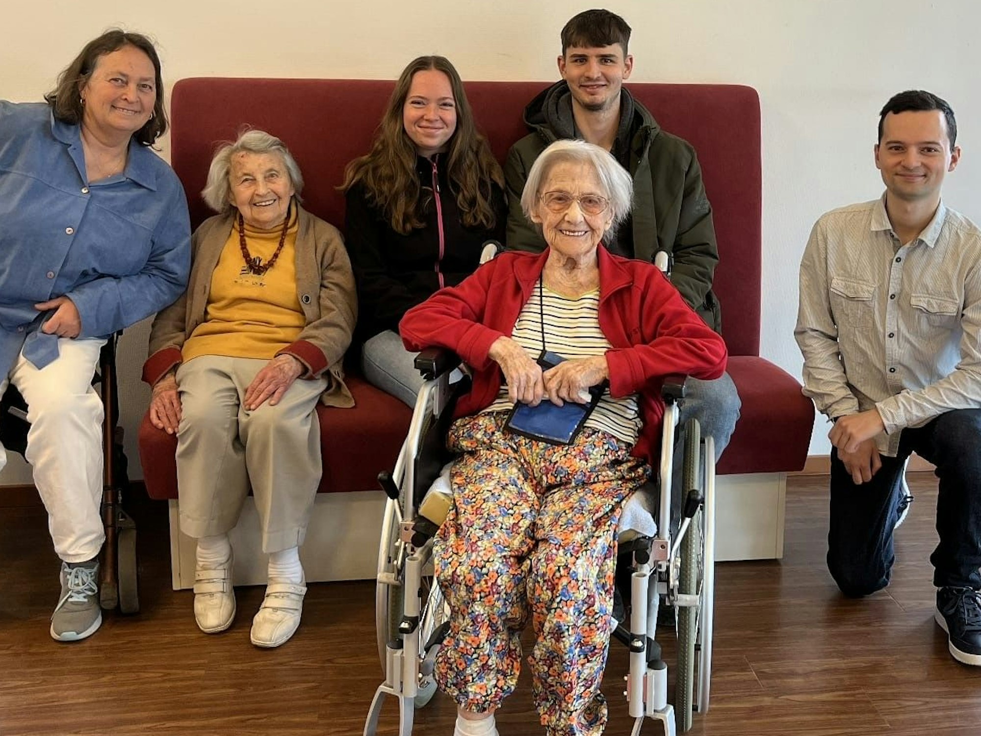 Die Familie zusammen.