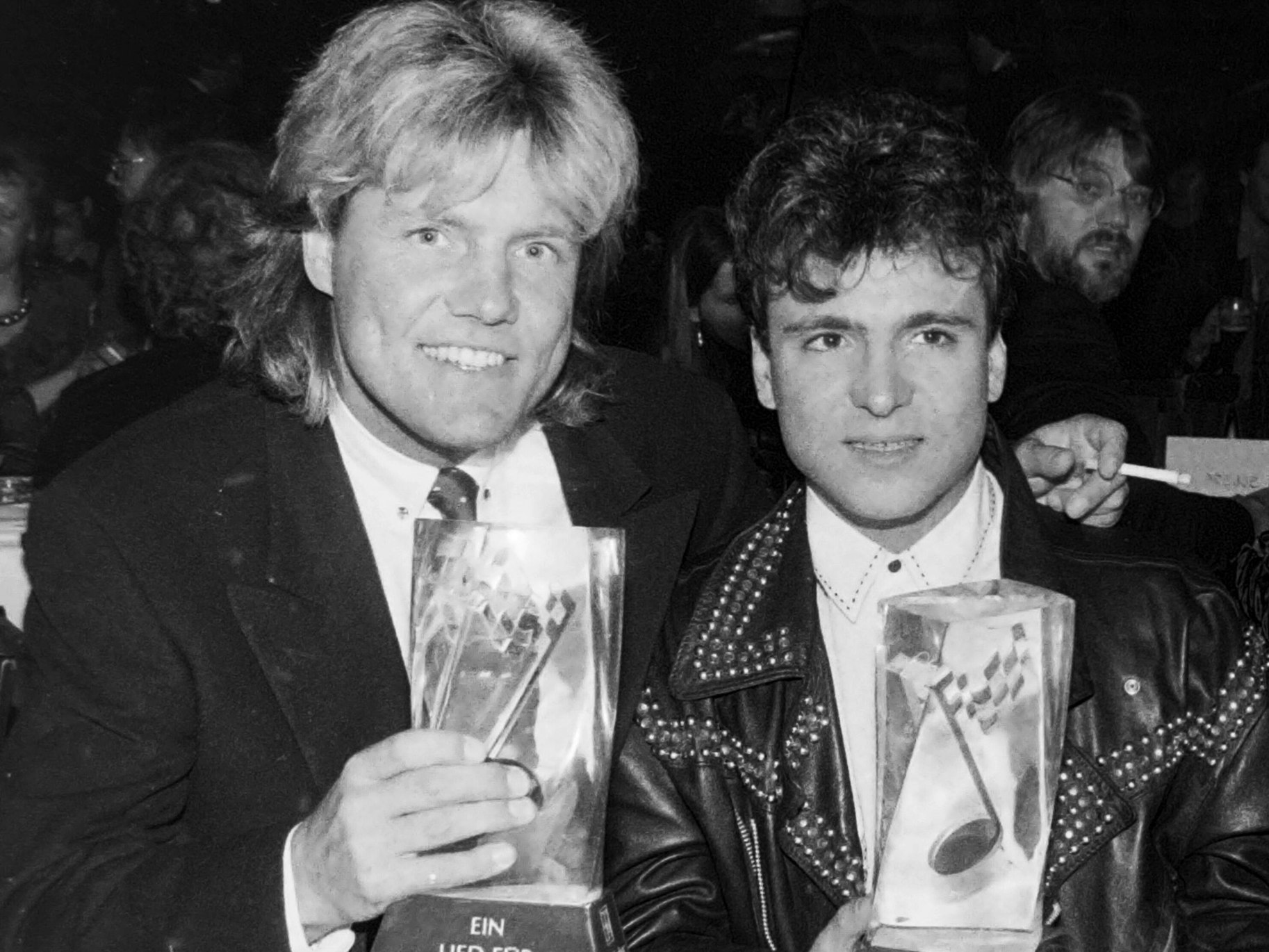 Dieter Bohlen und Nino de Angelo in München 1989