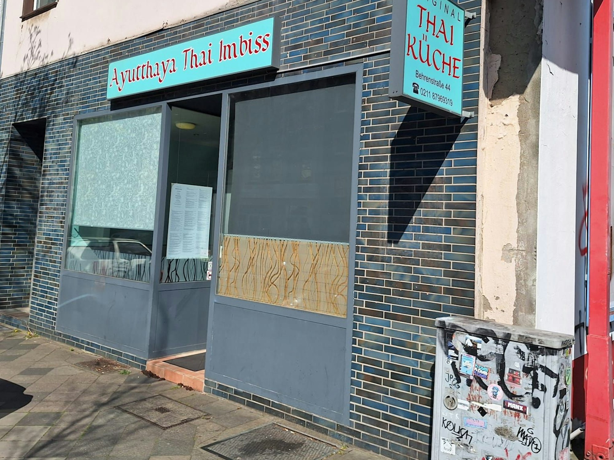 In diesem Thai-Imbiss in Düsseldorf-Flingern haben Kinder keinen Zutritt.