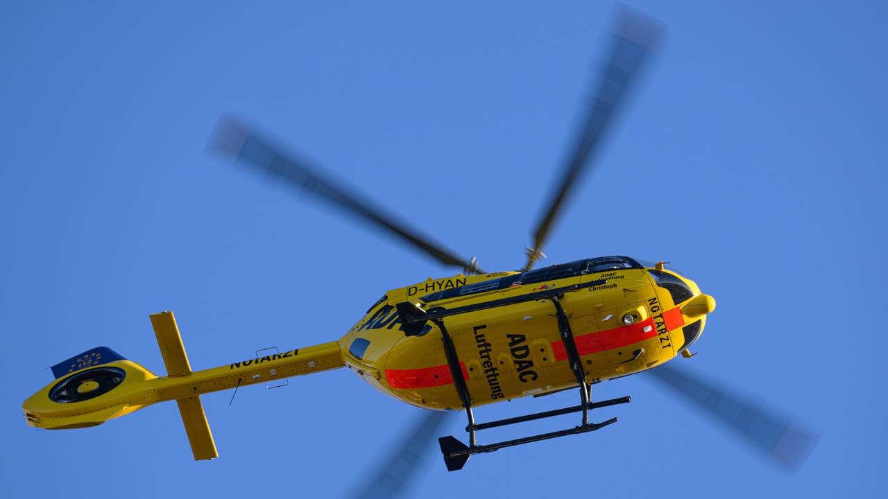 Ein Rettungshubschrauber
