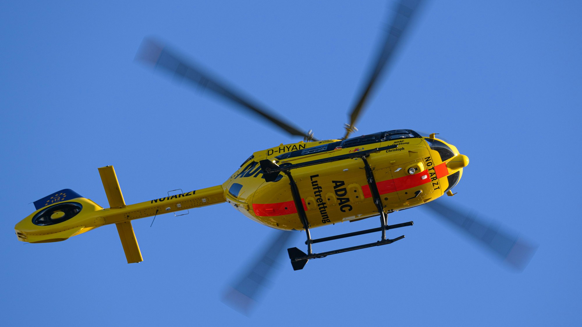 Ein Rettungshubschrauber