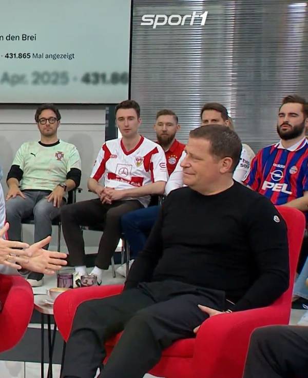 Florian König spricht im „Doppelpass“ mit Max Eberl.
