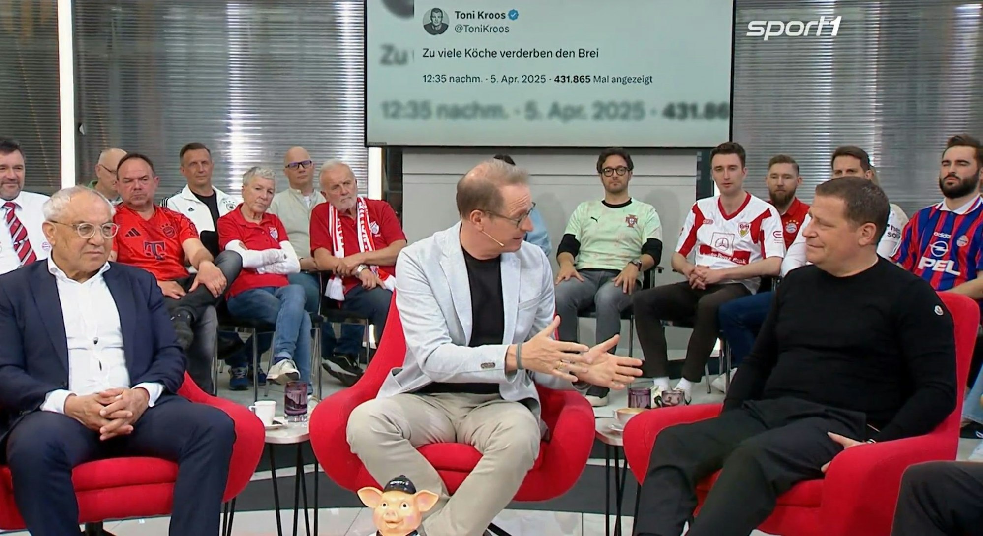 Florian König spricht im „Doppelpass“ mit Max Eberl.