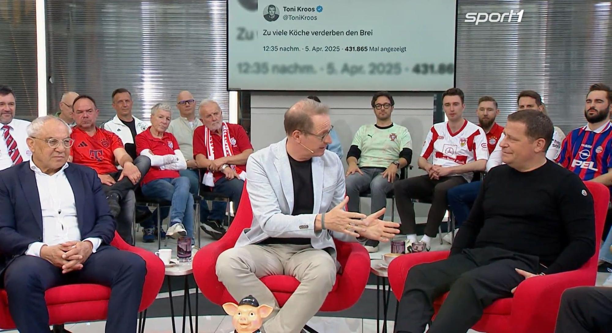 Florian König spricht im „Doppelpass“ mit Max Eberl.