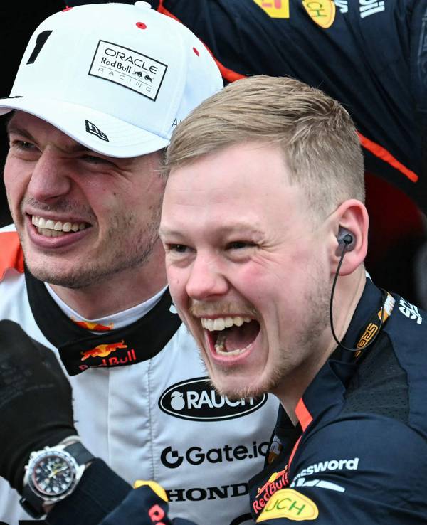 Max Verstappen (Mitte) hat den Großen Preis von Japan gewonnen.