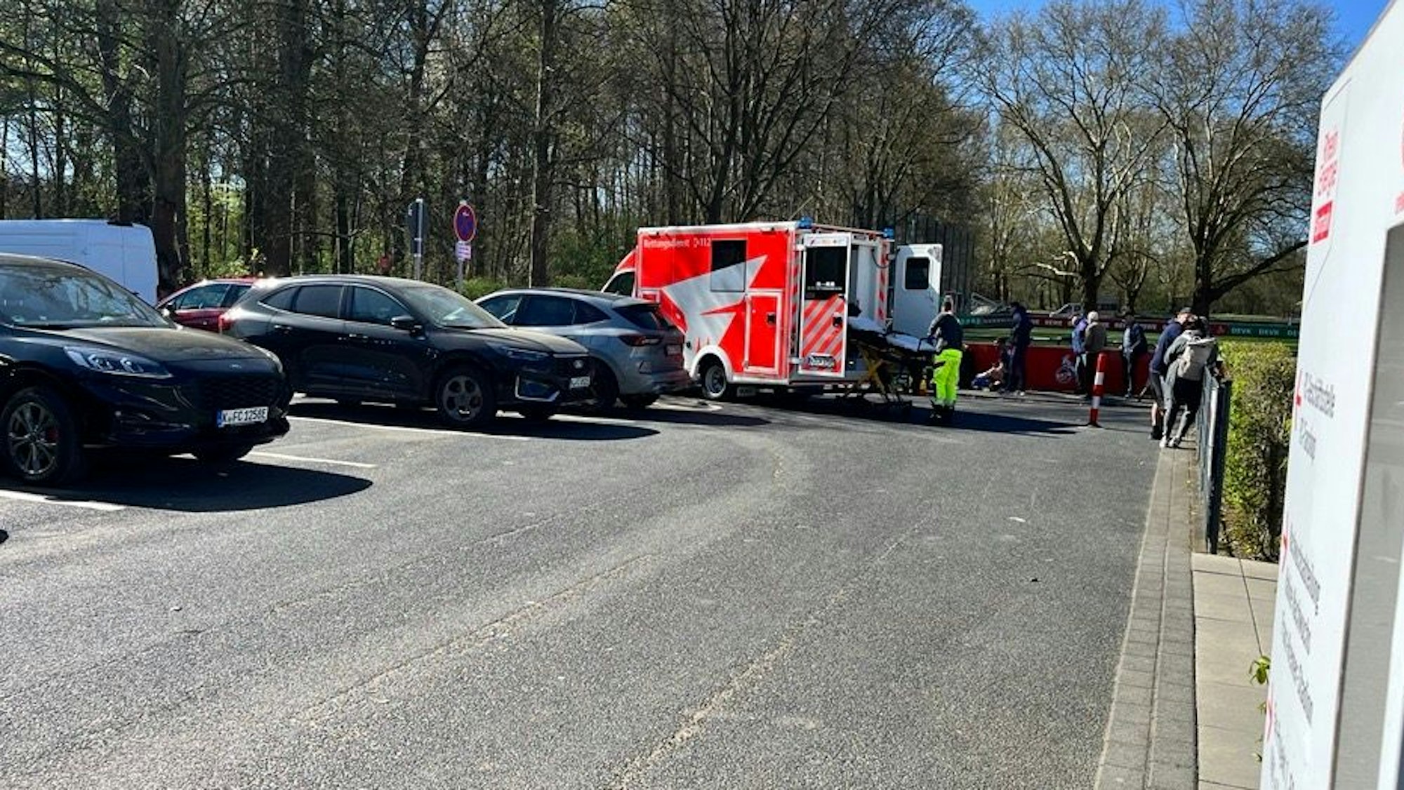 Medizinischer Notfall am Sonntag (6. April 2025) beim Training am Geißockheim.