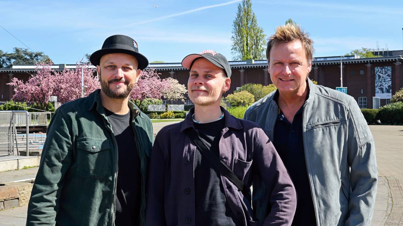 Pit Hupperten, Oliver Niesen und Mirko Bäumer im Tanzbrunnen.