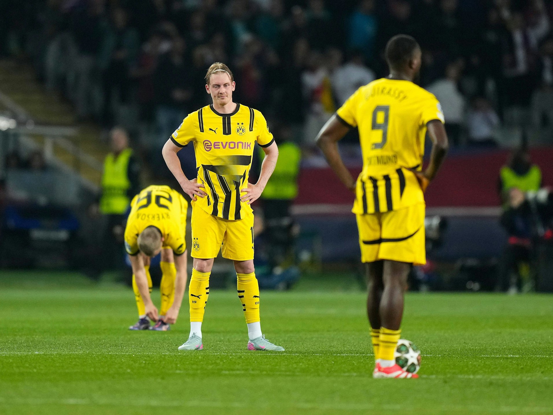 Die BVB-Profis sind enttäuscht.