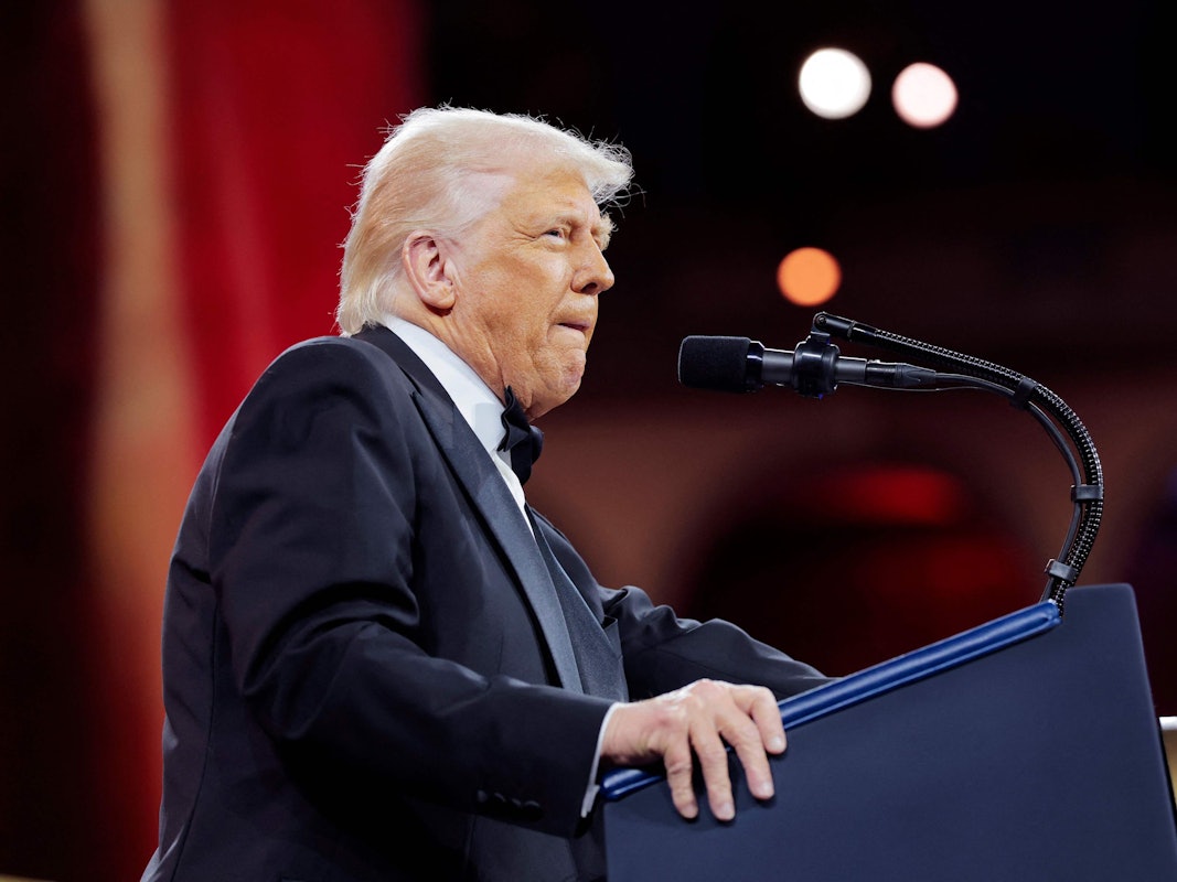 Donald Trump kündigte für einige Länder eine 90-tägige Zoll-Pause an (hier ist der US-Präsident am 8. April in Washington zu sehen).