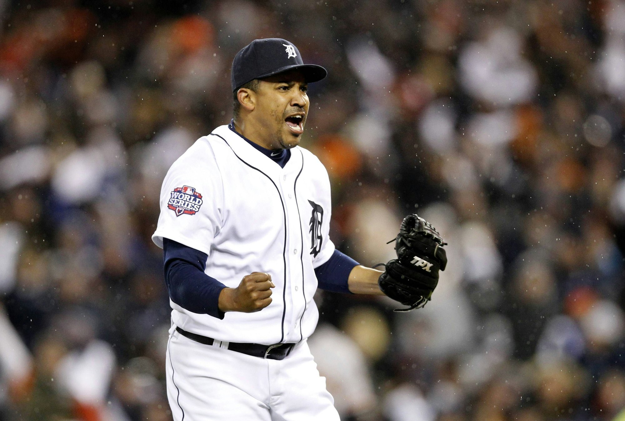 Octavio Dotel jubelt.