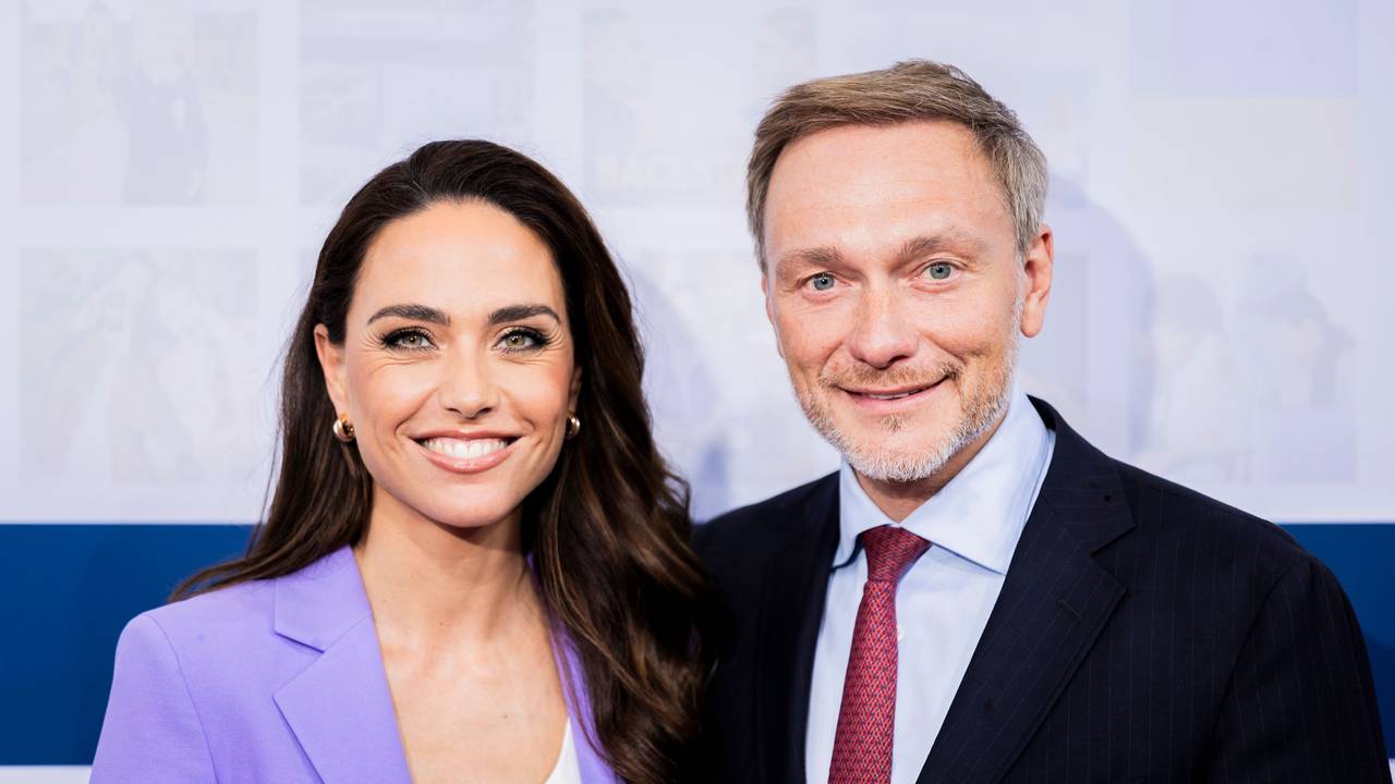 Das Ehepaar Franca Lehfeldt, Autorin und Journalistin, und Christian Lindner (FDP), damaliger Bundesminister der Finanzen im Juni 2024